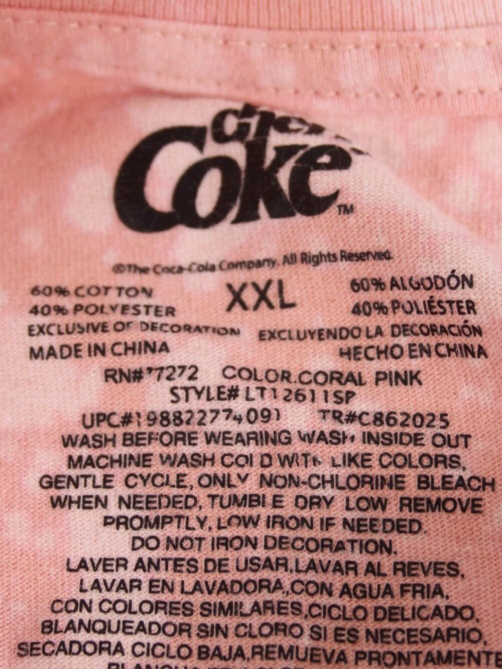 Coca-Cola Cherry Coke Distressed Graphic Tee - Picture 7 of 9